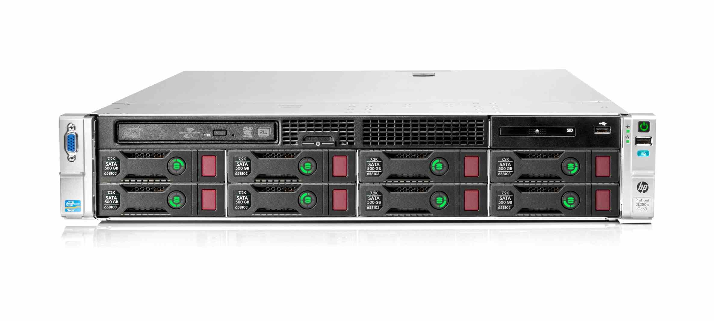 SERVER HPE PROLIANT DL380P G8 E5-2620V2, (2.1GHz/6-core/15MB/80W)